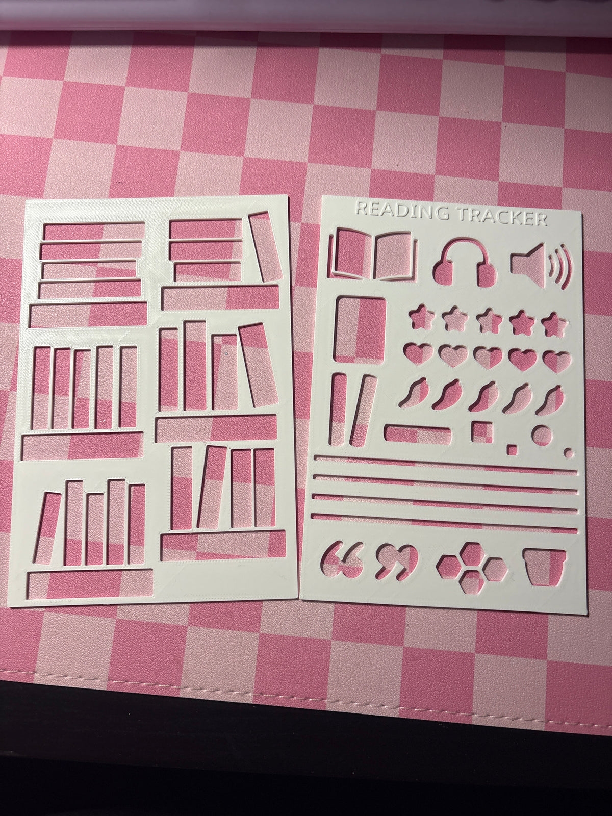 Reading Tracker Stencils
