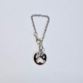 Silver Paw Print Tumbler Charm