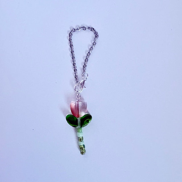 Petal Blush Tumbler Charm