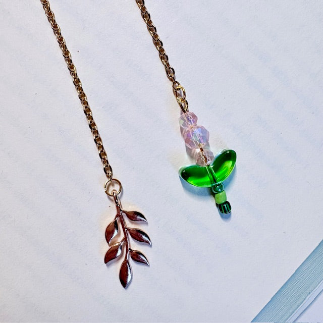 Garden Grace Flower Chain Bookmark