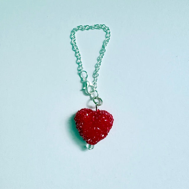 Sugar-Coated Heart Tumbler Charm