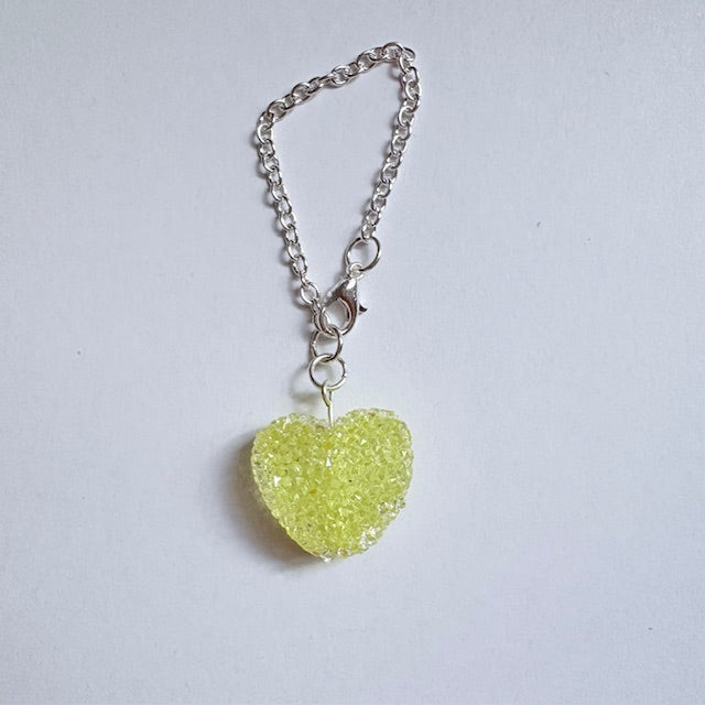 Sugar-Coated Heart Tumbler Charm