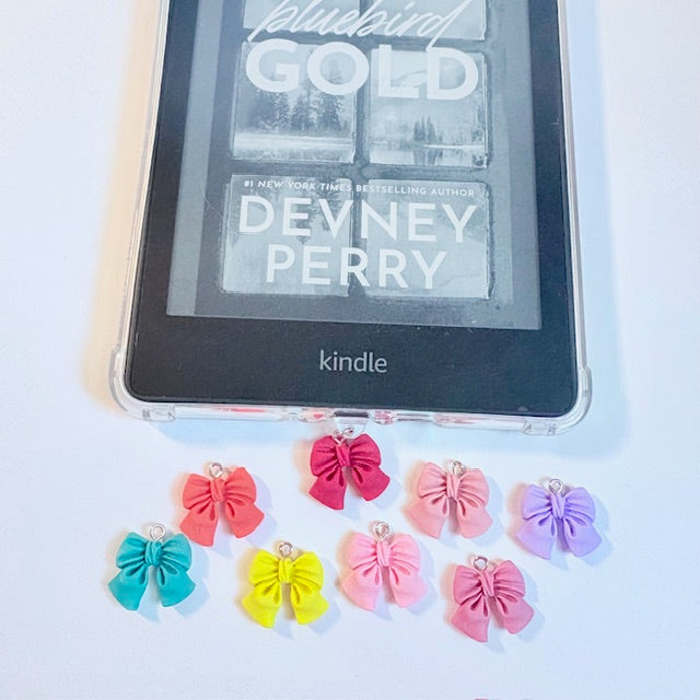 Bow Kindle Port Charm