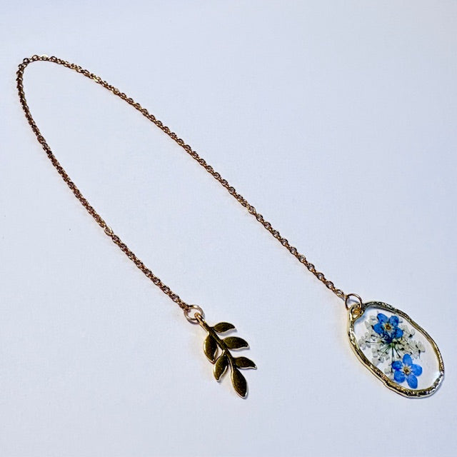 Forget-Me-Not Meadow Chain Bookmark