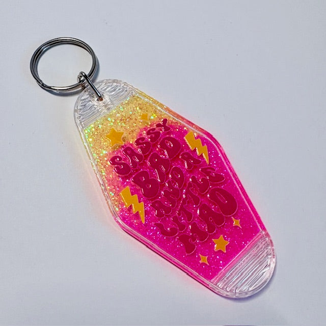 Electric Attitude Motel Keychain
