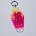 Electric Attitude Motel Keychain