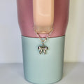 Silver Ribbon Tumbler Charm