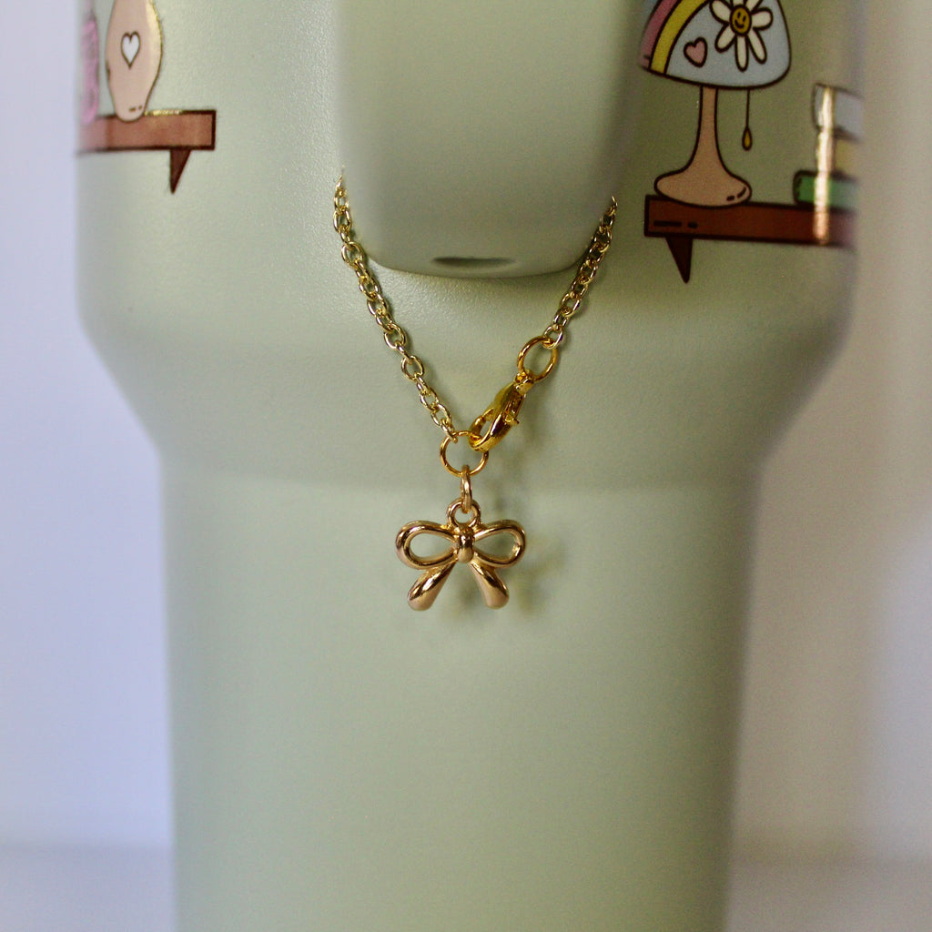 The Bow Tumbler Charm
