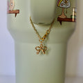 The Bow Tumbler Charm