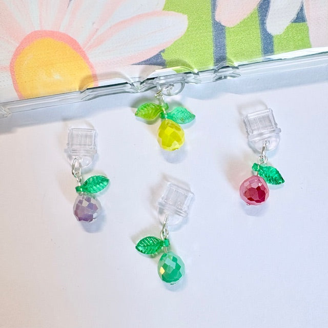 Crystal Fruit USB-C Charger Charms