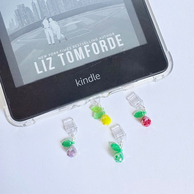 Crystal Fruit USB-C Charger Charms