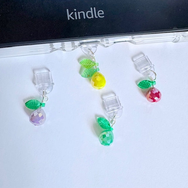 Crystal Fruit USB-C Charger Charms