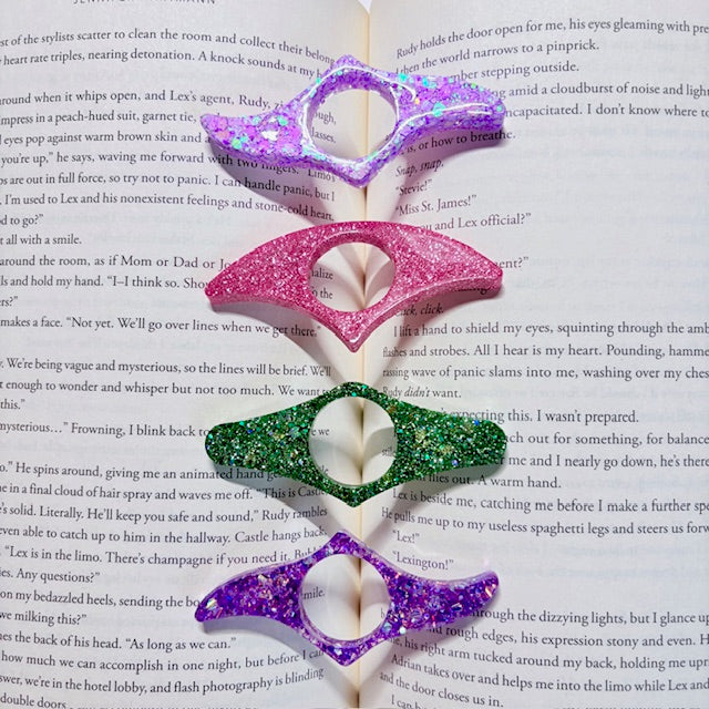 Sparkling Amethyst Thumb Page Holder