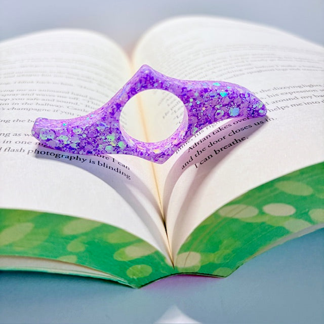 Sparkling Amethyst Thumb Page Holder