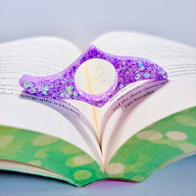 Sparkling Amethyst Thumb Page Holder