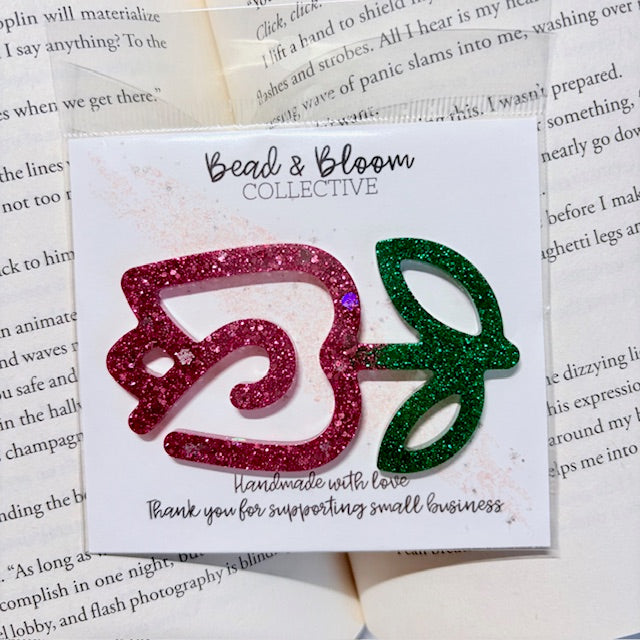 Custom Resin Paper clip Bookmark