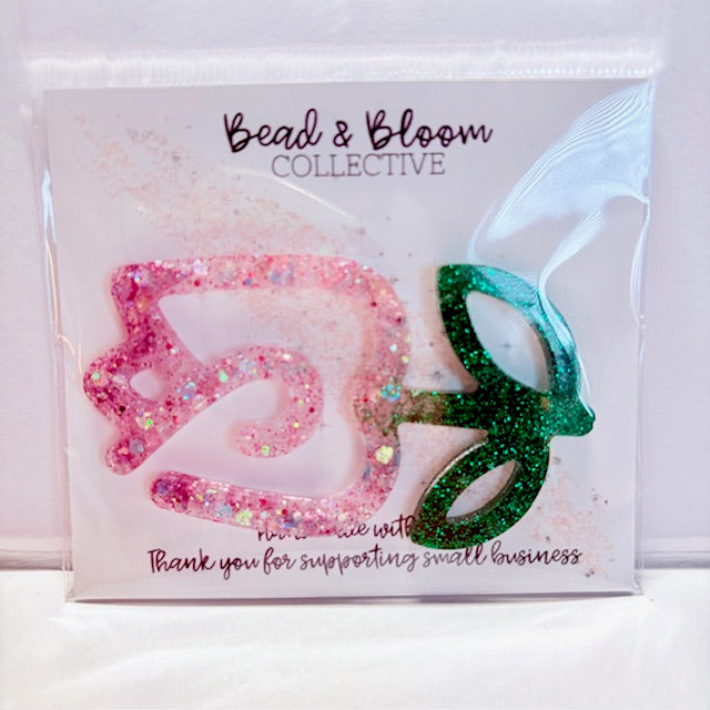 Custom Resin Paper clip Bookmark