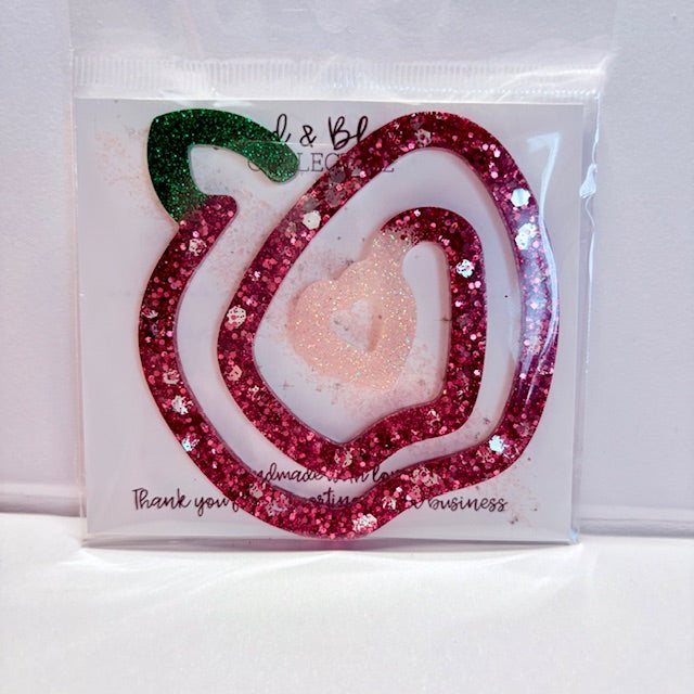 Custom Resin Paper clip Bookmark
