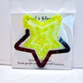 Neon Yellow Star Resin Bookmark