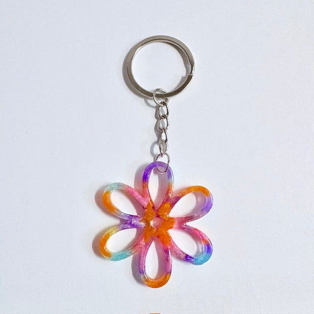 Prismatic Meadow Keychain