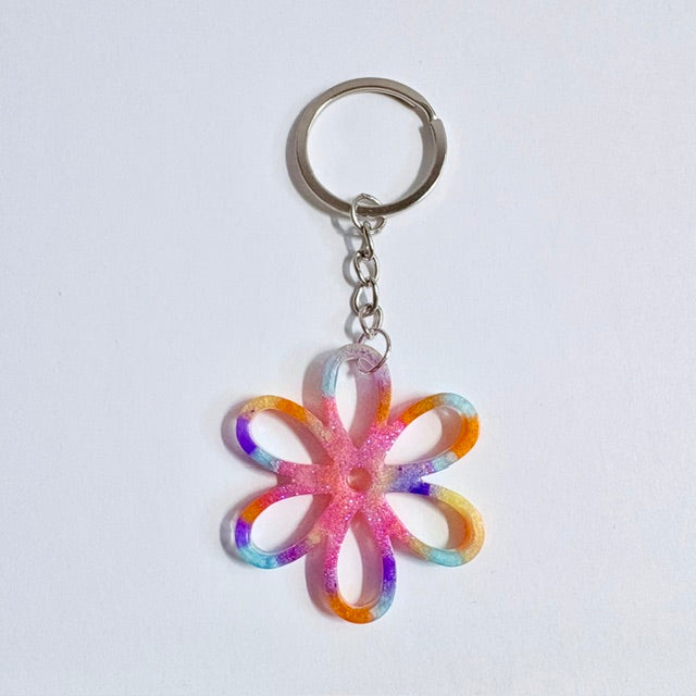 Prismatic Meadow Keychain