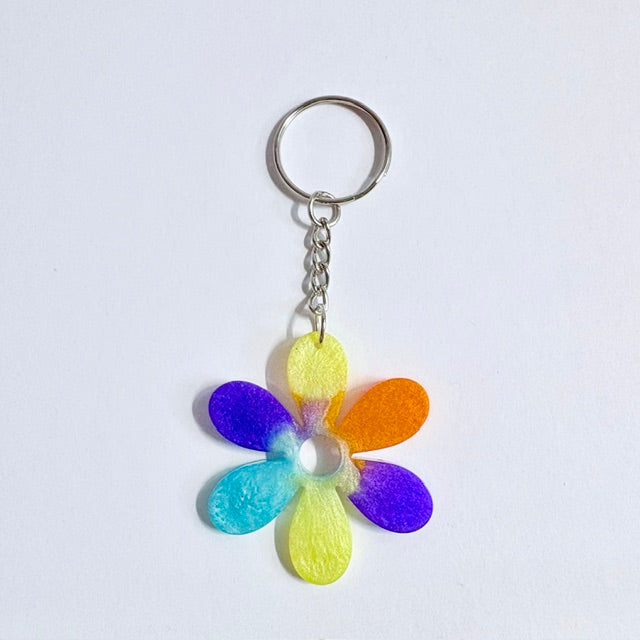 Prismatic Bloom Keychain