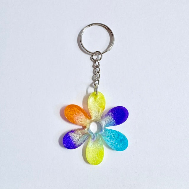 Prismatic Bloom Keychain