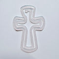 The Angelic Shimmer Cross Clip
