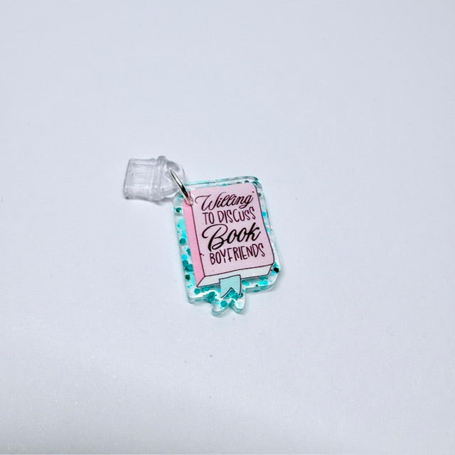 Spicy Romance Book Stack Charger Charm