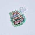 Cozy Mystery Book Stack Charger Charm