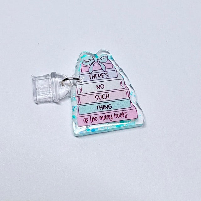 Fantasy Book Stack Charger Charm