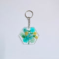 The Coastal Meadow Pressed Flower Keychain