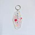 The Bestie Vintage Motel Keychain