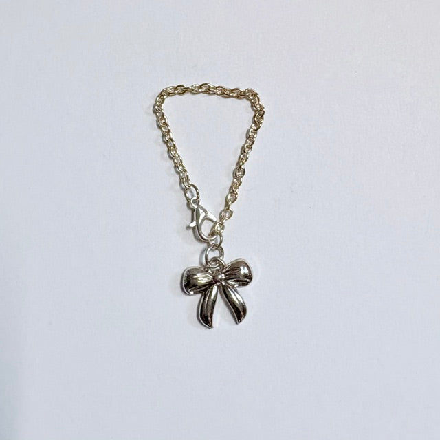 The Silver Bow Cup Bracelet
