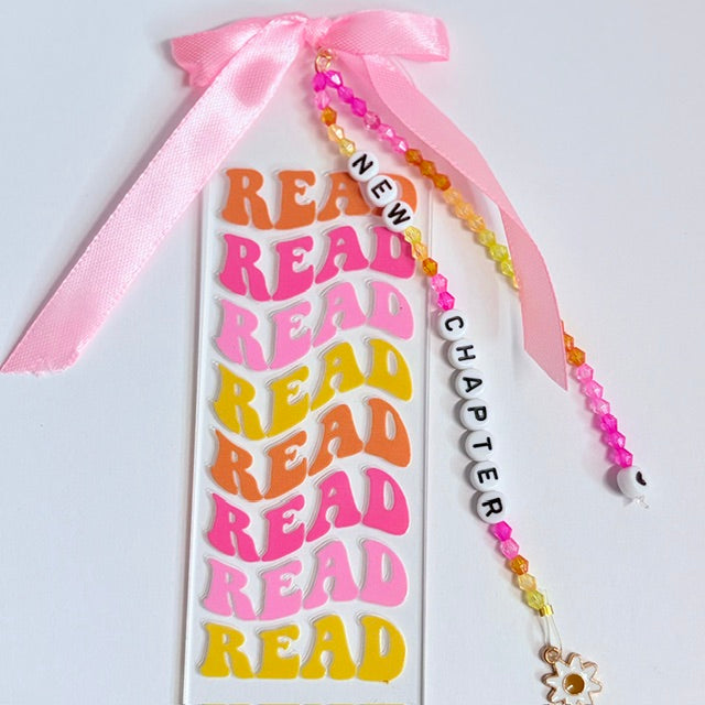 The Retro Read Charmed Bookmark