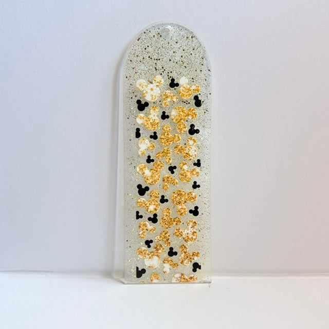 The Golden Mouse Confetti Bookmark