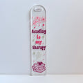 The Reading Is My Therapy Bookmark
