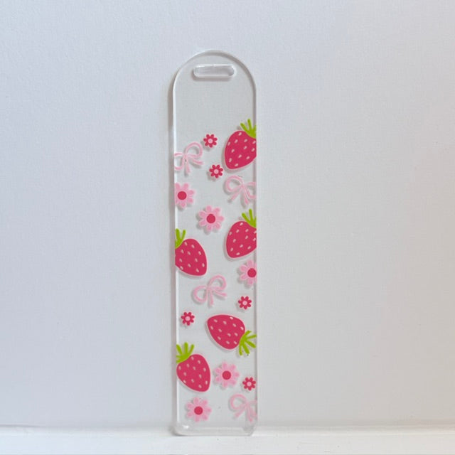 The Berry Sweet Strawberry Bookmark