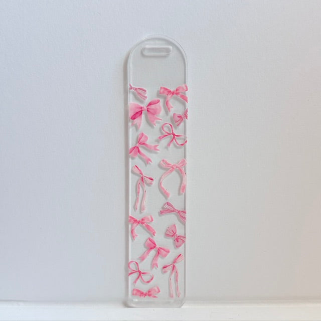 The Watercolor Ribbon Bows Bookmark