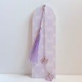 The Lavender Bow & Blossom Chain Bookmark