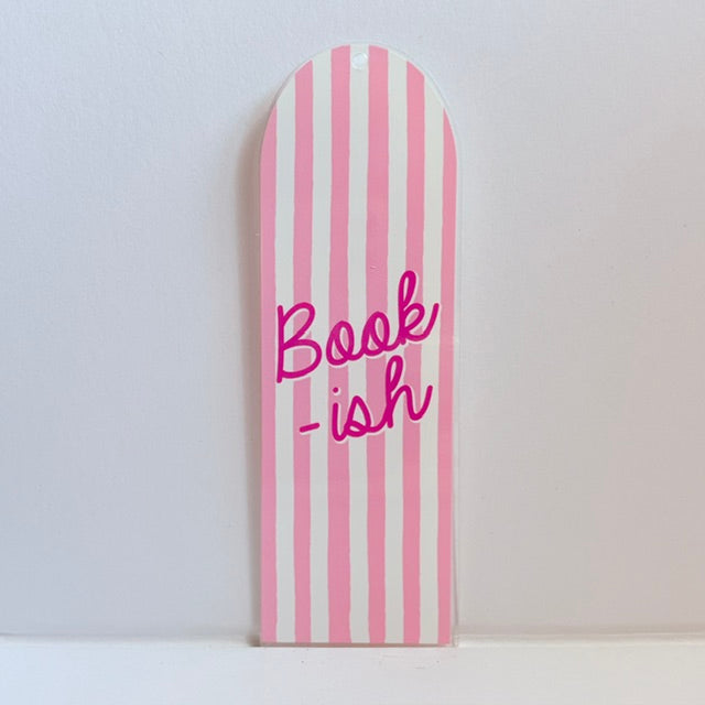 The Pink Candy Stripe Book-ish Bookmark