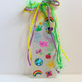 The Whimsical Childhood Doodles Glitter Bookmark