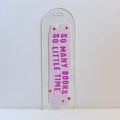 The "So Many Books" Pastel Quote Bookmark