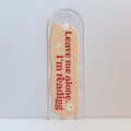 The "Leave Me Alone" Retro Quote Bookmark