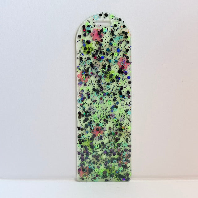The Books and Coffee Confetti Bookmark