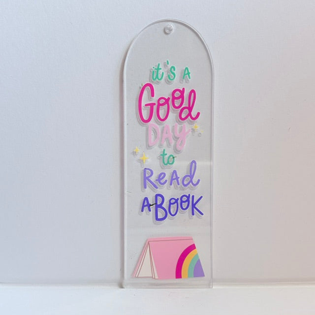 The "Good Day to Read" Pastel Bookmark
