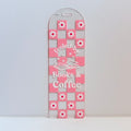 The Fueled by Books & Coffee Checkered Bookmark