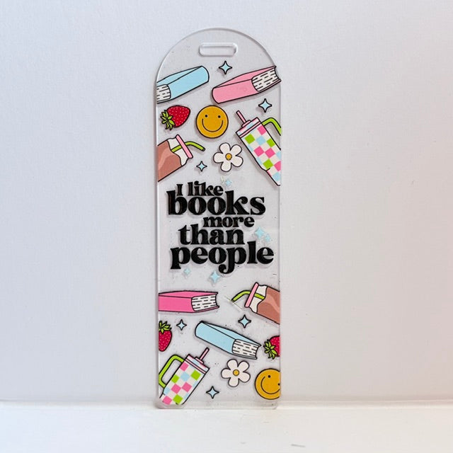 The "Read More Books" Retro Bookmark