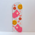 The Smiley Retro Reader Bookmark