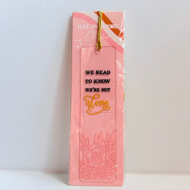 The "Not Alone" Intricate Floral Bookmark